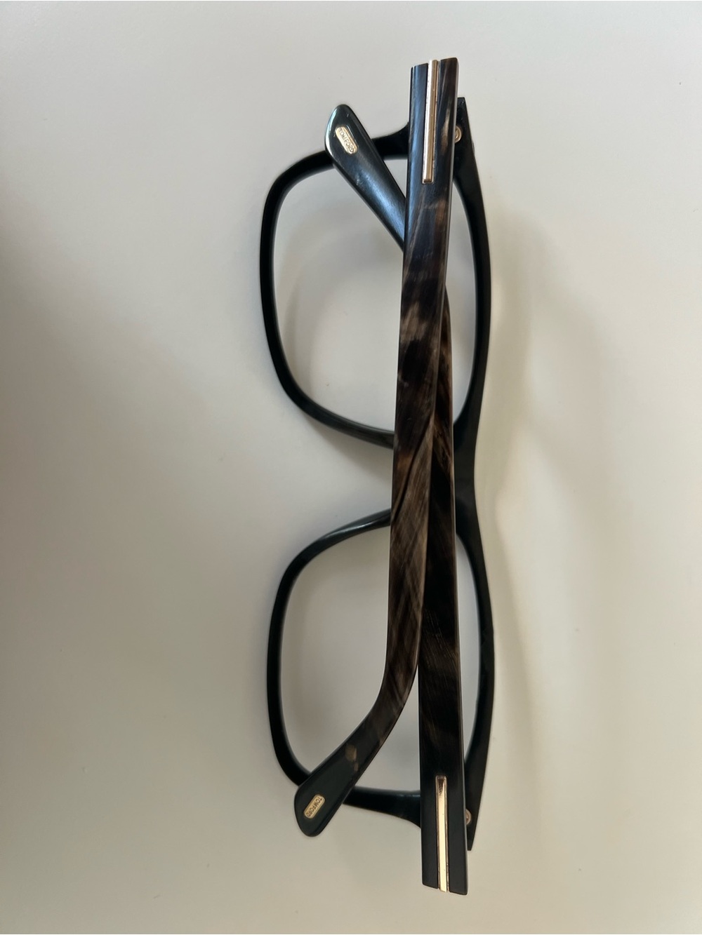Tom Ford Black Buffalo Horn Eyeglasses TF5719